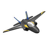 Глайдер на радіокеруванні KFPLAN KF605 з гіроскопом (Чорний), фото 8