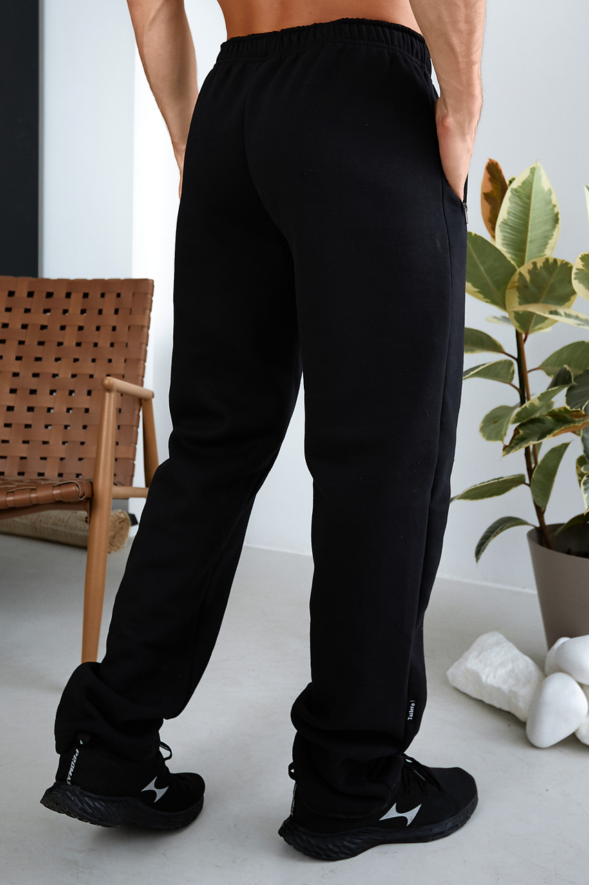 Мужские утепленные трикотажные штаны Tailer, из тринитки повышенной плотности (Длина 114 см.) - фото 4 - id-p1476889171