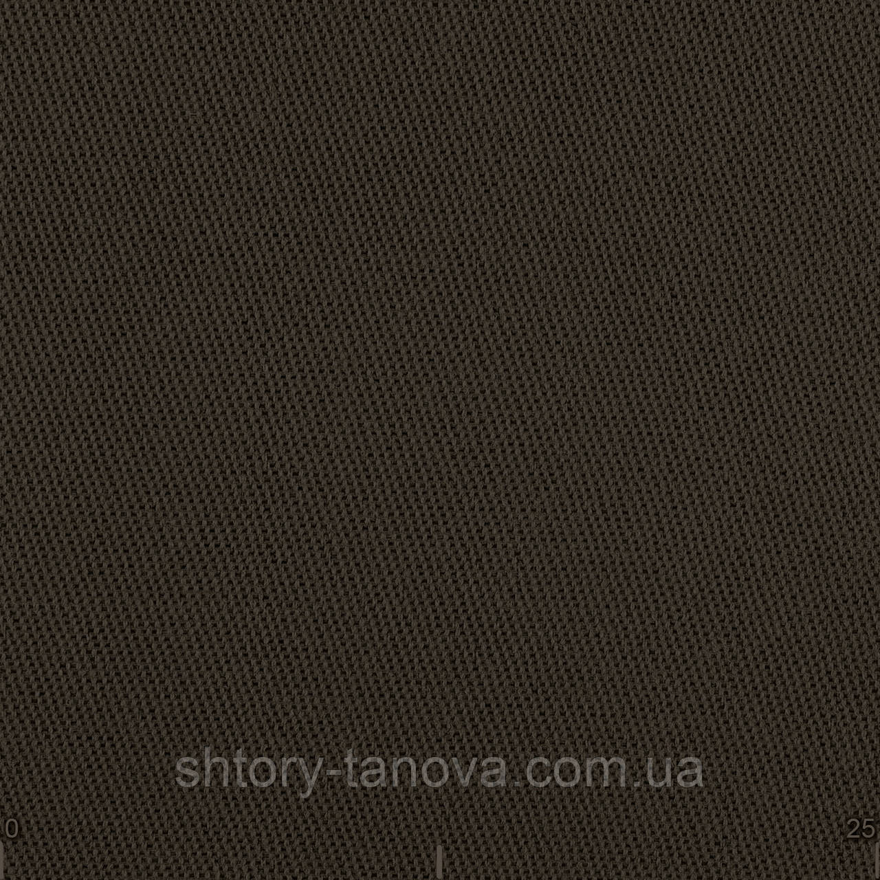 Декоративна однотонна тканина рогожка коричневого кольору Туреччина 84636v19 - фото 2 - id-p1476897338
