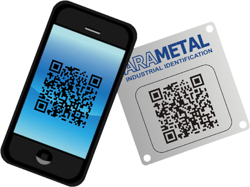 Металеві бирки шильди з qr кодом будь-якого розміру