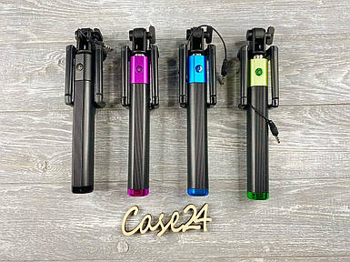 Монопод/селфі-палиця Locust One з AUX (80 см) (4 кольори)