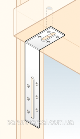 Перфороване кріплення - куточки рівносторонні і регульовані