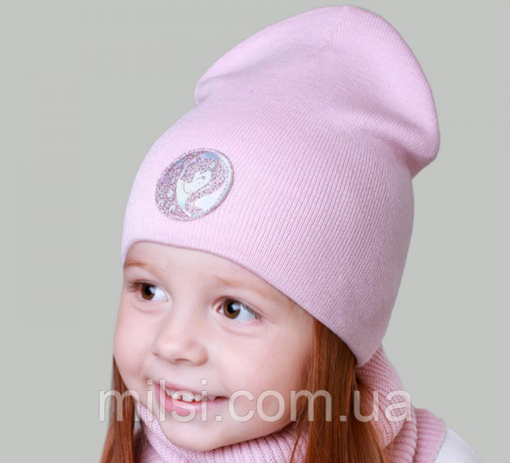 Шапка для дівчинки осінь Elf-Kids "Паула" 52-54  в асортименті