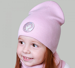 Шапка для дівчинки осінь Elf-Kids "Паула" 52-54  в асортименті