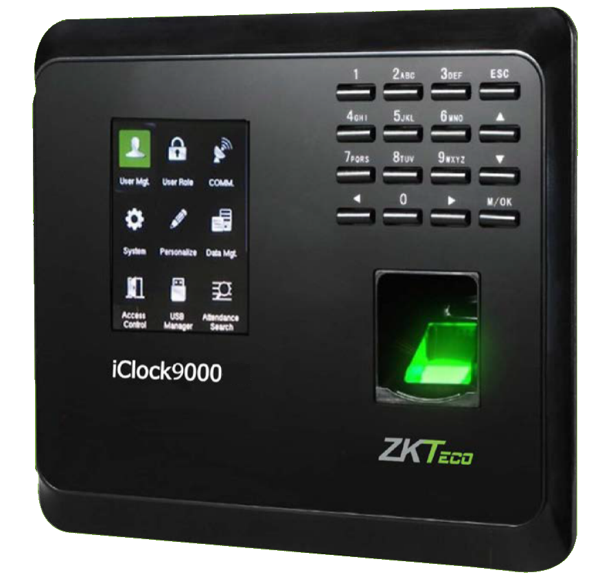 Контроль доступу та робочого часу зчитувачем відбитків ZKTeco iClock 9000 GPRS