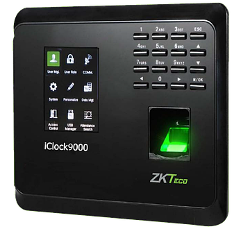 Контроль доступу та робочого часу зчитувачем відбитків ZKTeco iClock 9000 GPRS