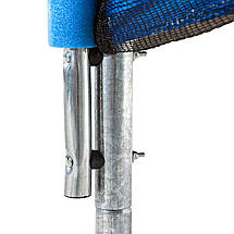 Батут Atleto 374 см з сіткою синій (20001200), фото 3