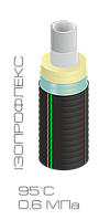 Предізольовані труби Ізопрофлекс 63/110 0,6 Мпа