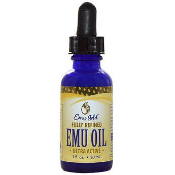 Emu Gold, Масло Ему, Emu Oil, 1 рідка унція (30 мл)