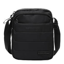 Сумка барсетка чоловіча тканинна чорна Volunteer 1713-25