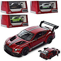 Машинка KINSMART "Bentley Continental GT3", металлическая, инерционная (KT5417W)