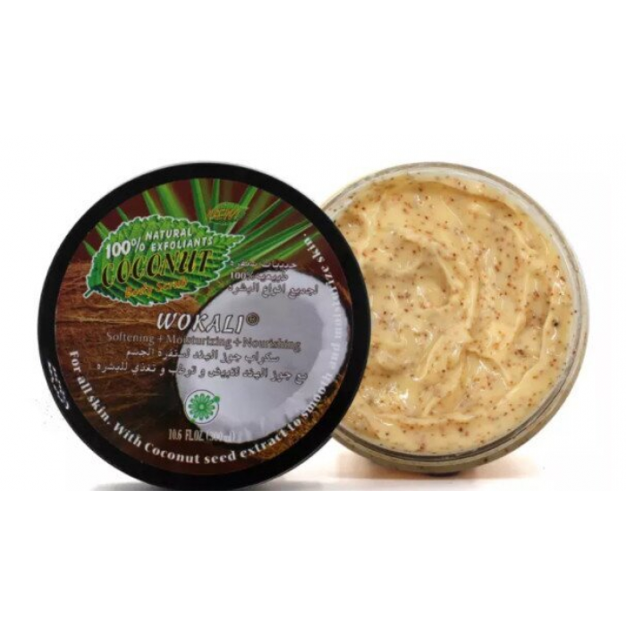 Скраб для тіла Wokali Coconut Body Scrub з екстрактом кокоса WKL151 300 мл