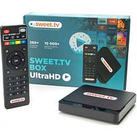 Медиаплеер Sweet.TV inext TV5 1GB/8GB Android 10 Smart TV Box + стартовый пакет "L" на 1 месяц