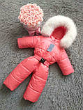 Зимовий дитячий теплий костюм, фото 9