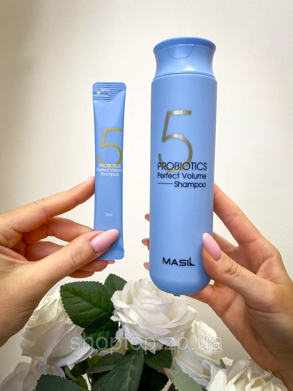 Шампунь для об'єму волосся з пробіотиками Masil 5 Probiotics Perfect Volume