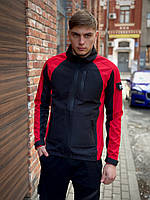 Мужская весенняя куртка красно-черная Intruder SoftShell Lite 'iForce' XL