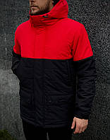 Демисезонная Куртка Waterproof Intruder (красно - черный) M