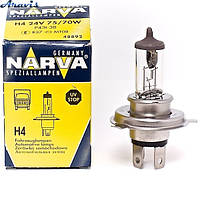 Галогенка H4 24V 75/70W Standart Narva 48892