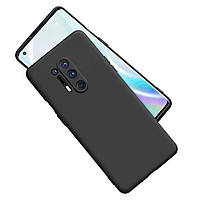 Чохол силіконовий софт тач для OnePlus 8 Pro чорний матовий тонкий