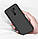 Силіконовий чохол із мікрофіброю для Xiaomi Redmi Note 8 Pro чорний матовий тонкий, фото 2