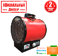 Тепловая электрическая пушка VULKAN 3000(Е)ТП (3 кВт, 300 м3/ч, 220 В)
