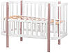 Ліжко Babyroom Місяць 120x60 білий / капучино, фото 3
