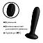 Анальна пробка з вібрацією і підігрівом, пульт ДУ Svakom Primo Black, фото 3