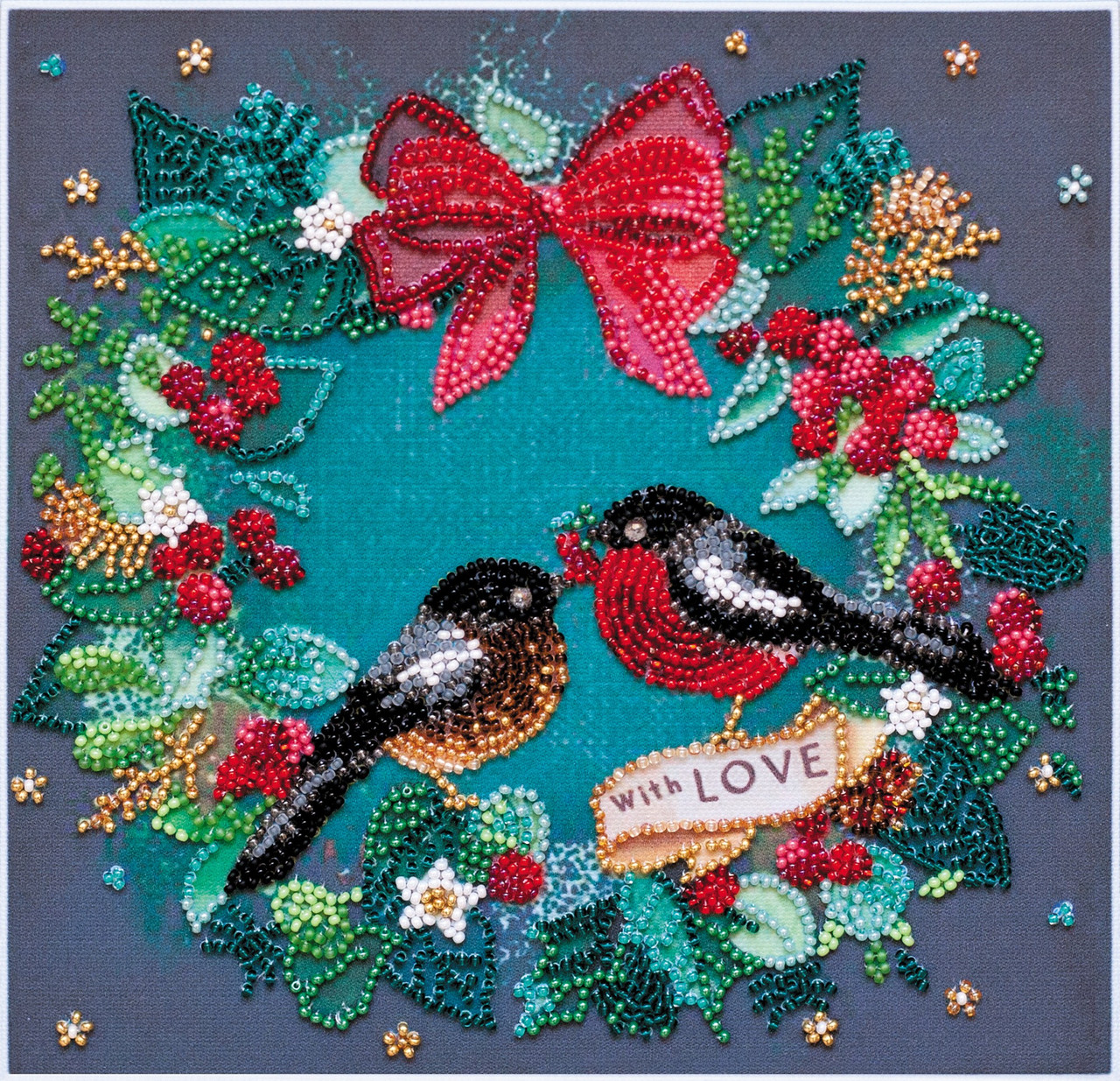 Набір міді для вишивання бісером Будеш ягідку?  АМВ-085