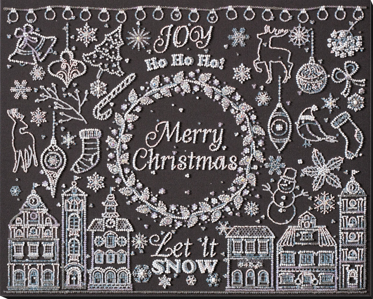 Набір для вишивання бісером Срібні іскри АВ-830