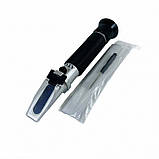 Рефрактометр 0-32% для цукру, соків, фруктів, браги 0-32% з автоматичною корекцією температури., фото 3