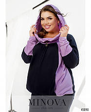 Спортивний костюм жіночий батал 8-317 | 52-54, 56-58, 60-62, 64-66 р, фото 4