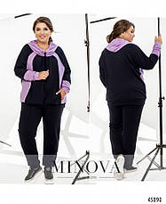 Спортивний костюм жіночий батал 8-317 | 52-54, 56-58, 60-62, 64-66 р, фото 5