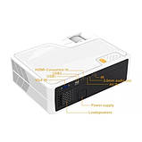 Everycom YG625 FullHD проектор, Wi-Fi version, 1920х1080, White, фото 4