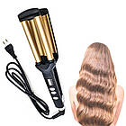 Праска з регулятором температури GBR / Плойка хвиля для волосся / Плойка для локонів, фото 2