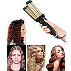 Праска з регулятором температури GBR / Плойка хвиля для волосся / Плойка для локонів, фото 3