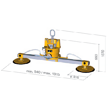 Багаточашкова система VacuLifter тип U075-2