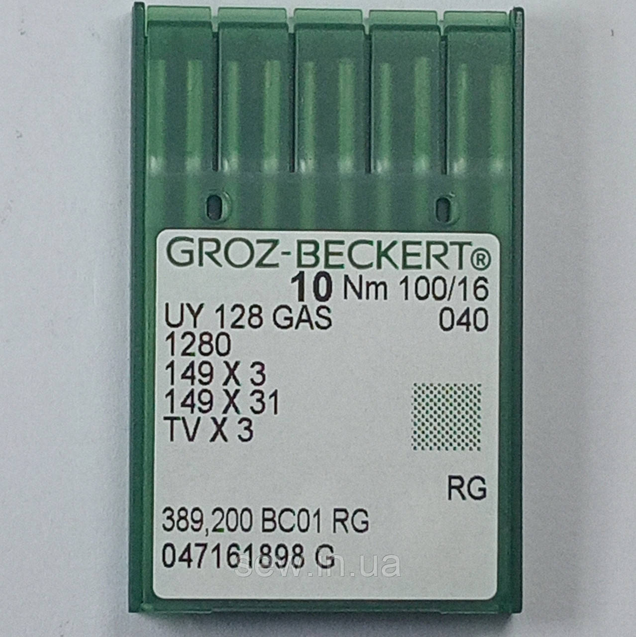 Голки Groz-Beckert UY128GAS No 100