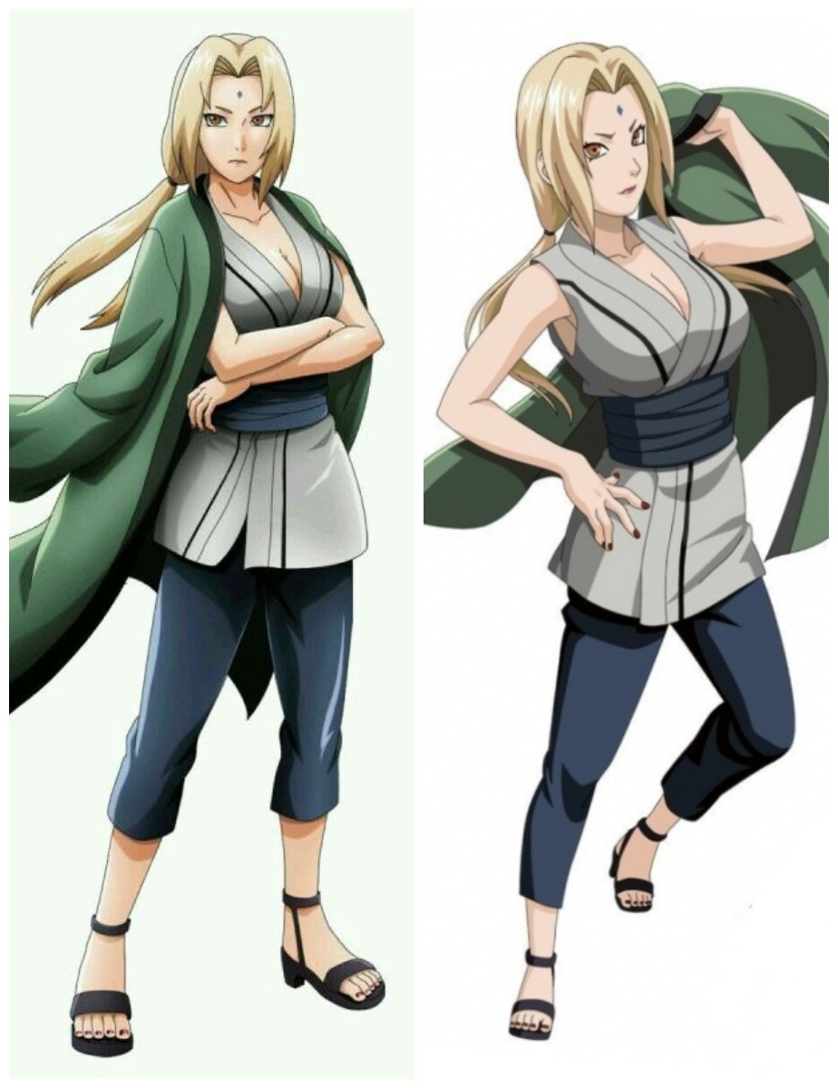 Дакiмакура 150 х 50 см Наруто Цунаде Naruto Tsunade Подушка обнімашка зі знімною наволочкою