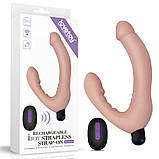 Страпон Rechargeable IJOY Strapless Strap-on Flesh, фото 3