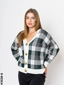 3028-6 Жіночий укорочений кардиган напівбатал (1 од: 46-52 | універсальний)
