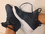 Кросівки черевики хайтопи легкі темно сині уніксекс, фото 2