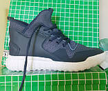Кросівки черевики хайтопи легкі темно сині уніксекс, фото 3