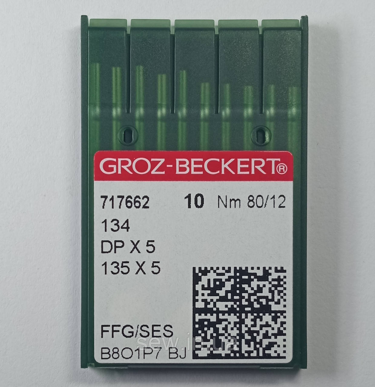 Голки Groz-Beckert DPx5 SES No80