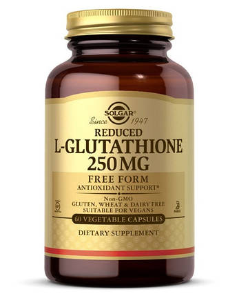 Глутатіон Solgar L-Glutathione 250 mg 60 veg caps, фото 1