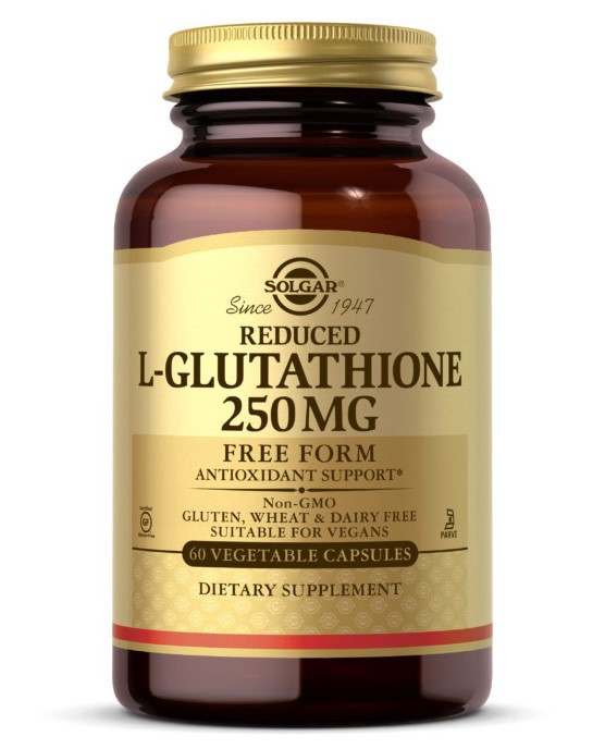 Глутатіон Solgar L-Glutathione 250 mg 60 veg caps