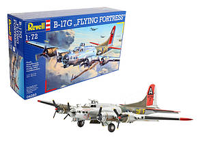 B-17G Flying Fortress. Збірна модель бомбардувальника в масштабі 1/72. REVELL 04283, фото 1