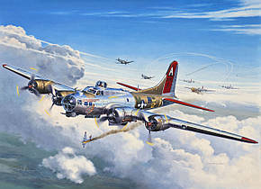 B-17G Flying Fortress. Збірна модель бомбардувальника в масштабі 1/72. REVELL 04283, фото 3