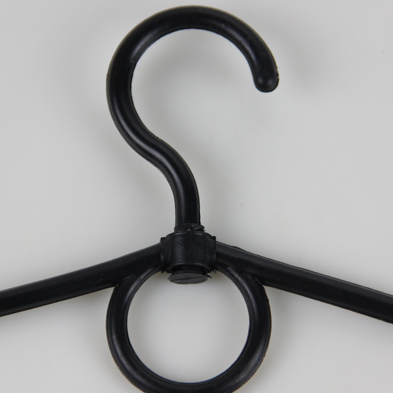 Плечики для одежды 40 см с поворотным пластиковым крючком, черные - фото 6 - id-p521229105
