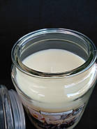 Свічка ароматизована в посудині AURA Bispol із запахом Ванілі 500 г час горіння 100 годин, фото 3