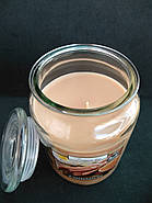 Свічка ароматизована в посудині AURA Bispol із запахом Кориці 500 г час горіння 100 годин, фото 3